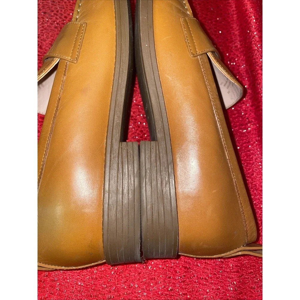 Cole Haan Women's Haverhill Penny Loafers British Tan Leather Size 10B $80 MSRP